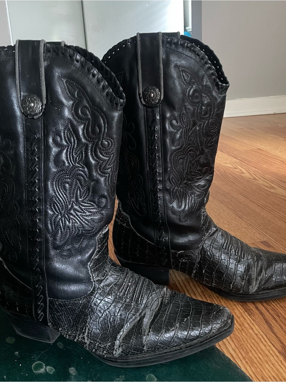 Distressed Vintage Cowboy Boots